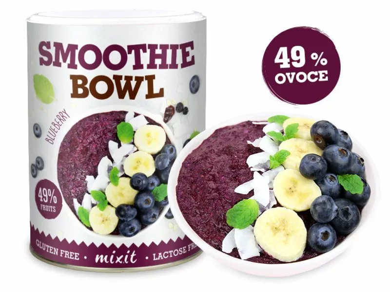 Mixit Smoothie Bowl kaše - Borůvka 380g