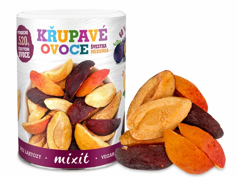 Mixit Švestka meruňka - Křupavé ovoce 65g