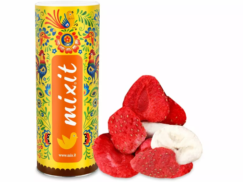 Mixit Velké křupavé ovoce - Banán a jahoda 160g