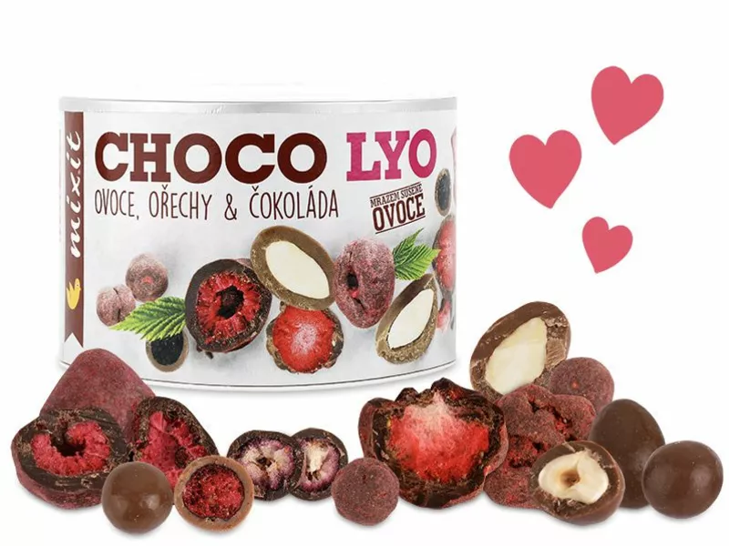 Mixit Křupavé Ovoce A Ořechy V čokoládě 180g