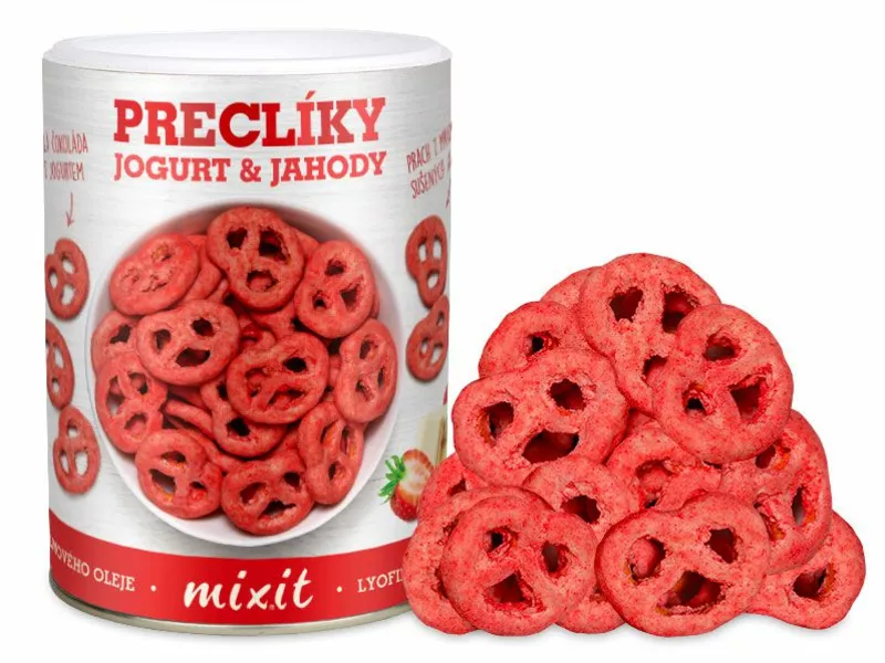 Mixit Preclíky - Jogurtová čokoláda S Jahodami 250g