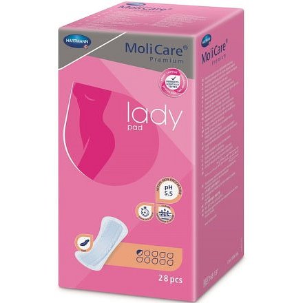 Vložky Absorpční Molicare Lady 0,5 Kapky 70ml,28ks
