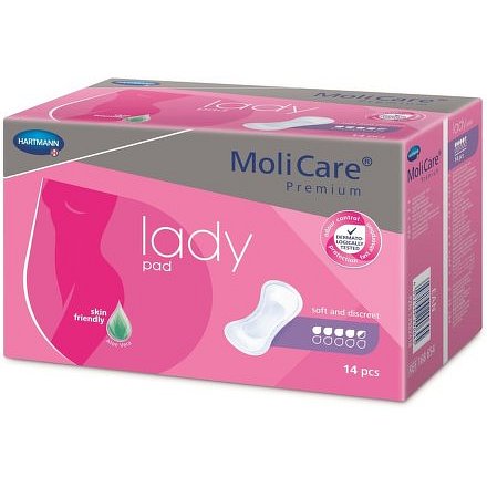Vložky Absorpční Molicare Lady 4,5 Kapky 934ml,14ks