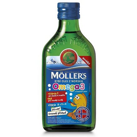 Mollers Omega 3 Ovocná Příchuť 250ml