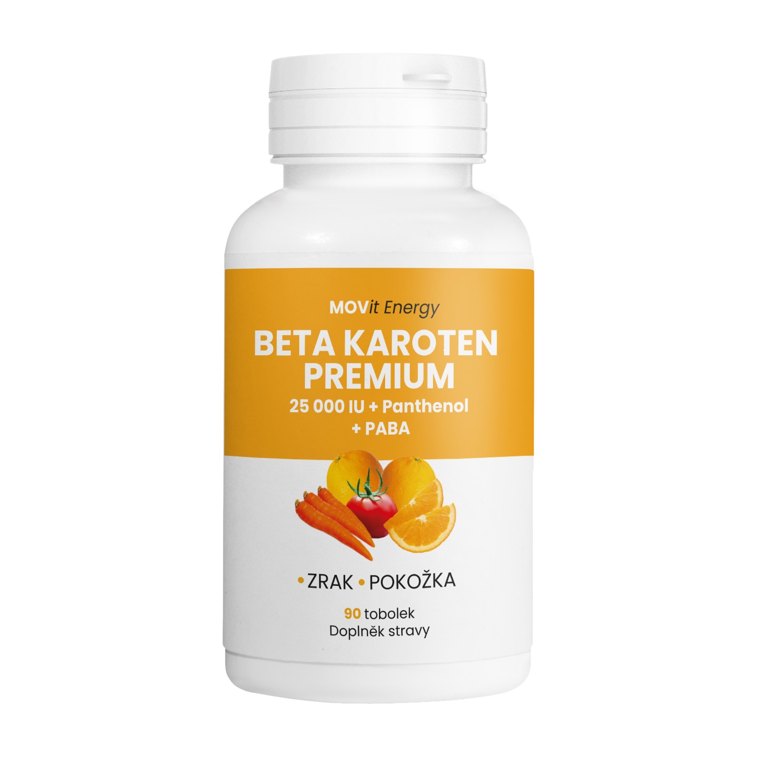 Movit Beta Karoten 25000 IU+panthenol+paba 90 tobolek