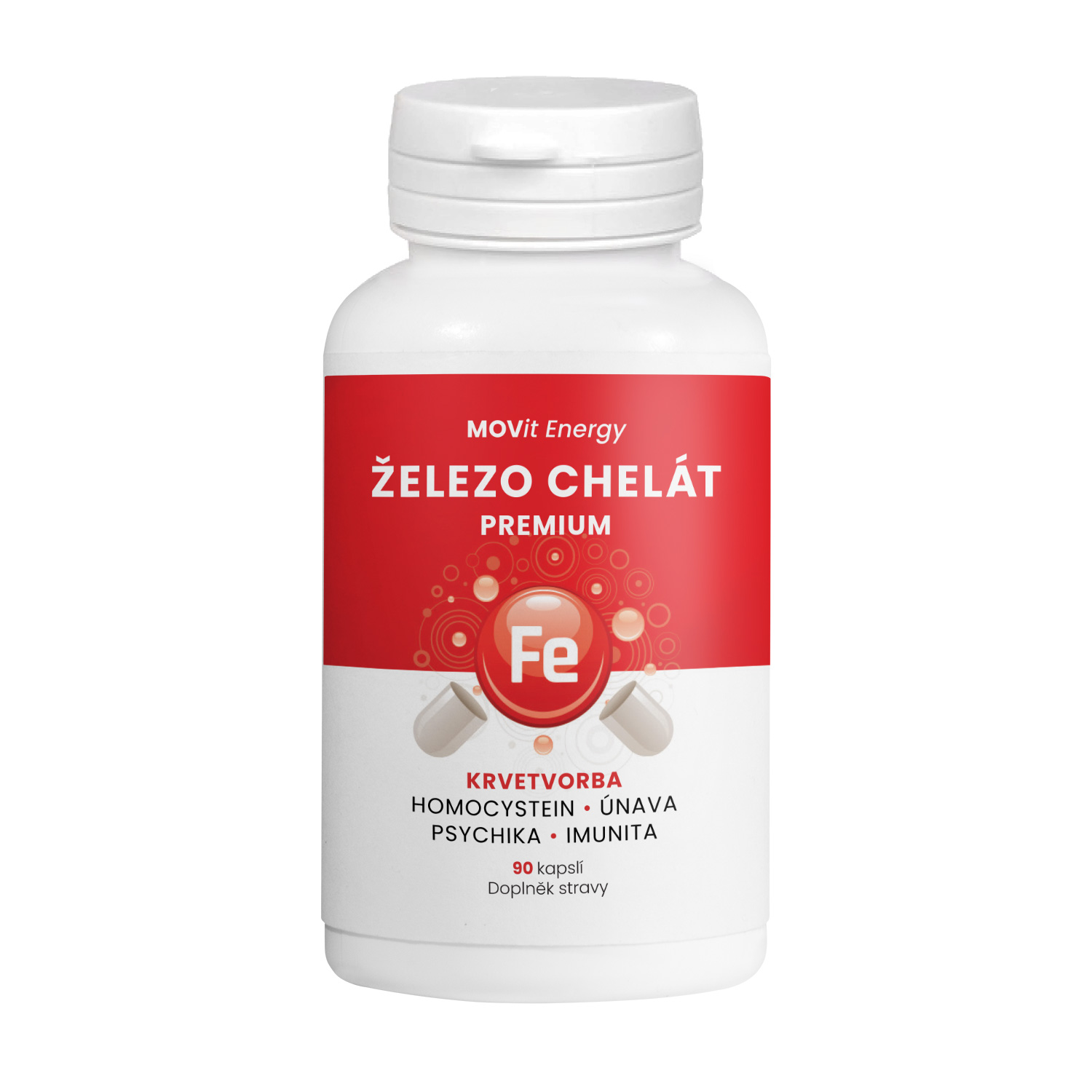 Movit železo Chelát Premium Cps.90