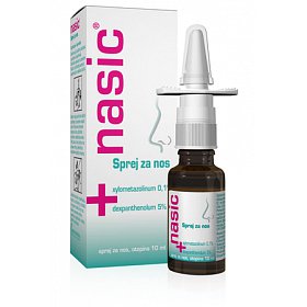 Nasic 1mg/ml+50mg/ml nosní sprej 10ml