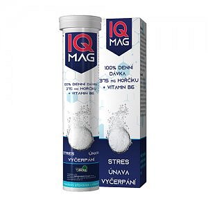 Iq Mag 375mg Hořčíku+vit.b6 šum.tbl.20