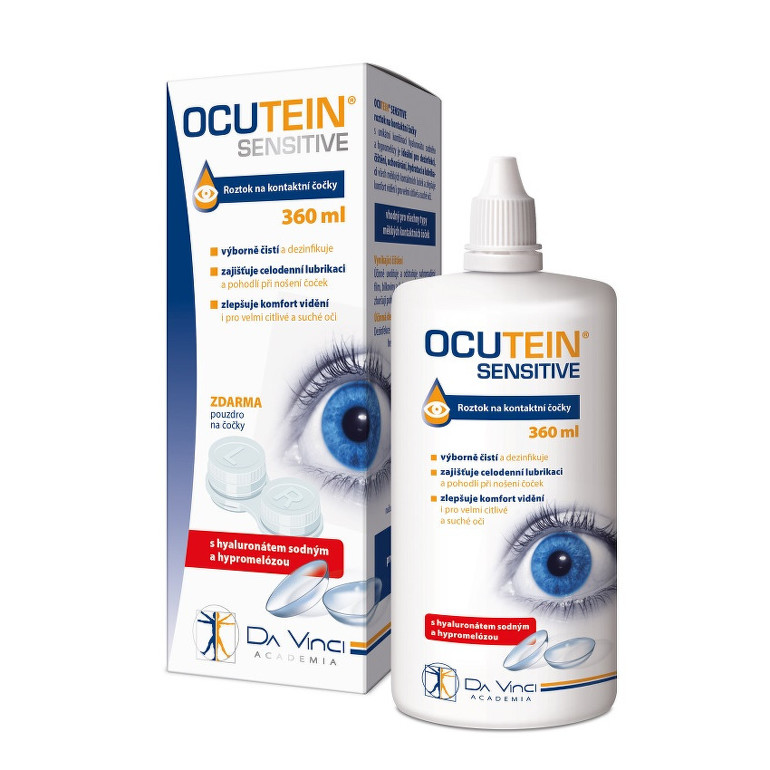 Ocutein Sensitive roztok na kontaktní čočky 360ml