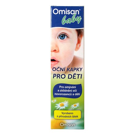 Omisan Baby Oční Kapky Pro Novorozence A Děti 50ml