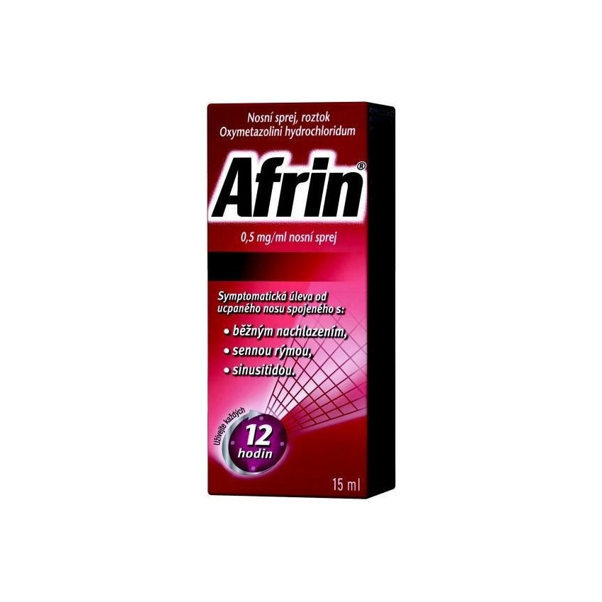 Afrin 0,5mg/ml nosní sprej  15ml