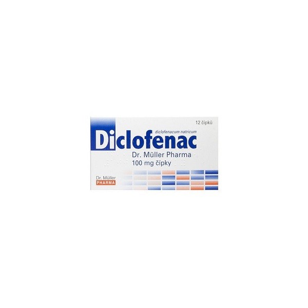 Diclofenac Dr. Müller Pharma 100mg čípek 12