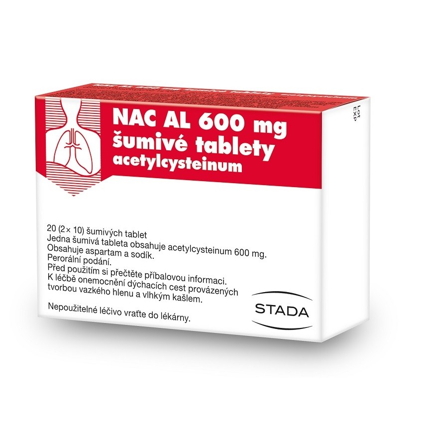 Nac Al 600mg 20 šumivých tablet