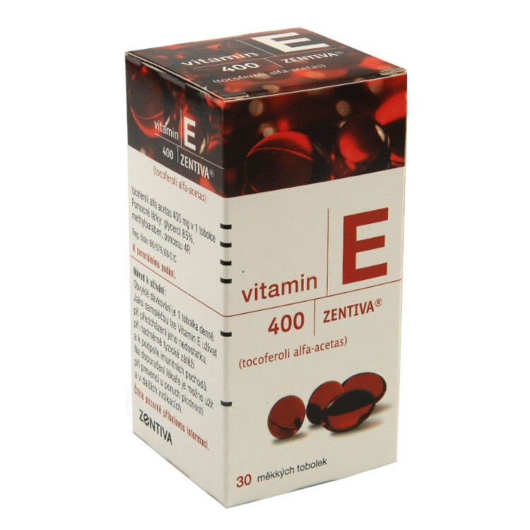 Vitamin E Zentiva 400mg 30 tobolek