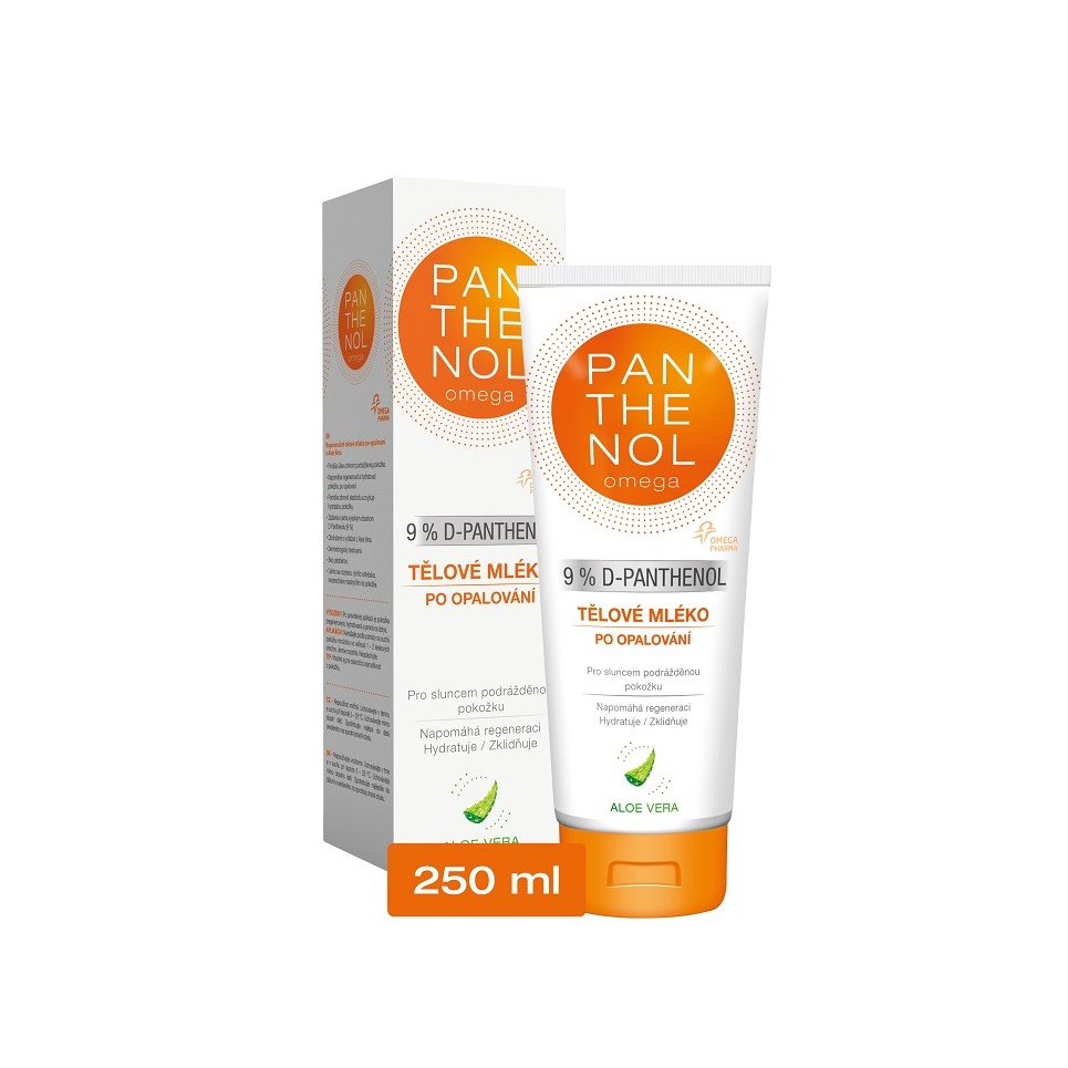 Panthenol Omega Tělové Mléko Aloe Vera 9% 250ml