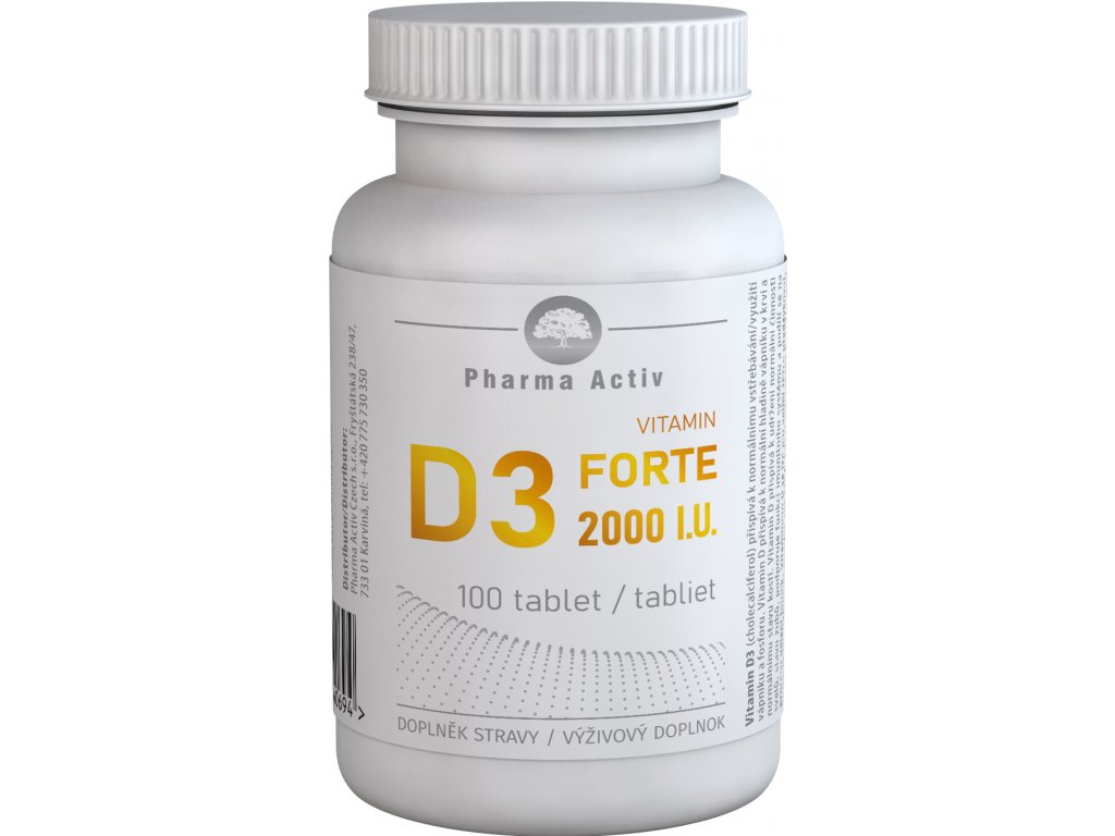 Vitamin D3 Forte 2000 I.u.tbl.100