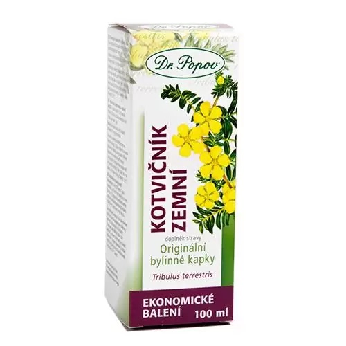 Dr.popov Kapky Bylinné Kotvičník Zemní 100ml