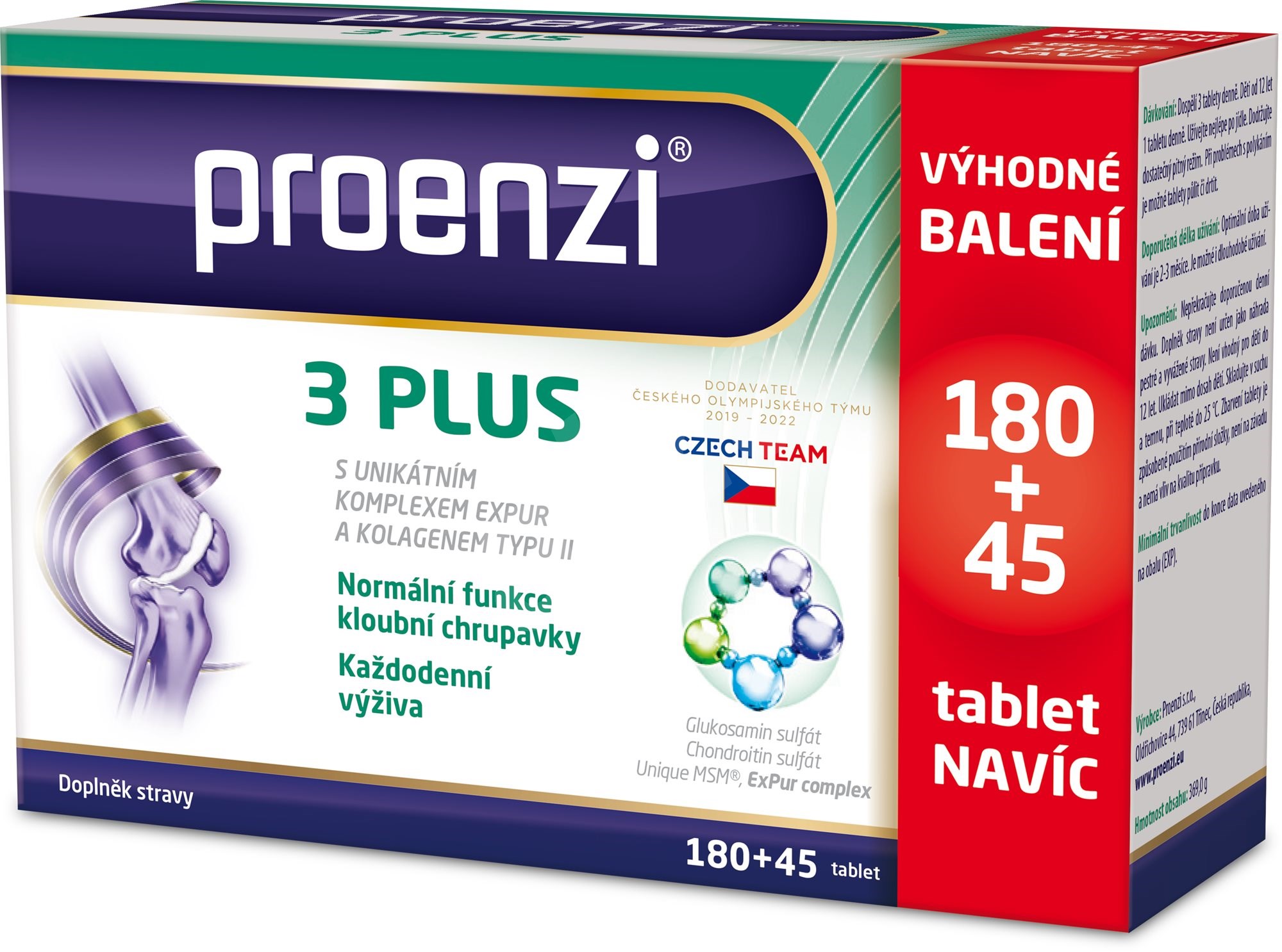 Proenzi 3 Plus 180+45 tablet zdarma