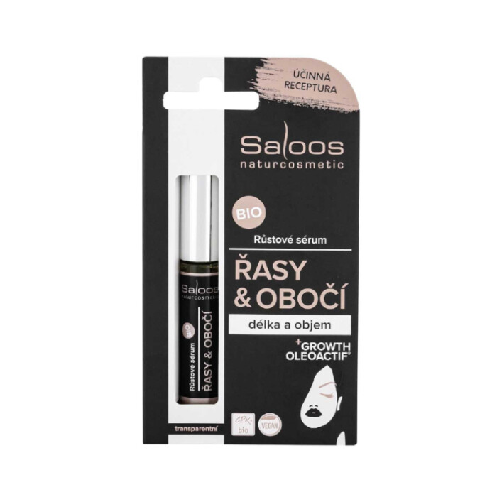 Saloos Růstové sérum na řasy a obočí Bio 7 ml