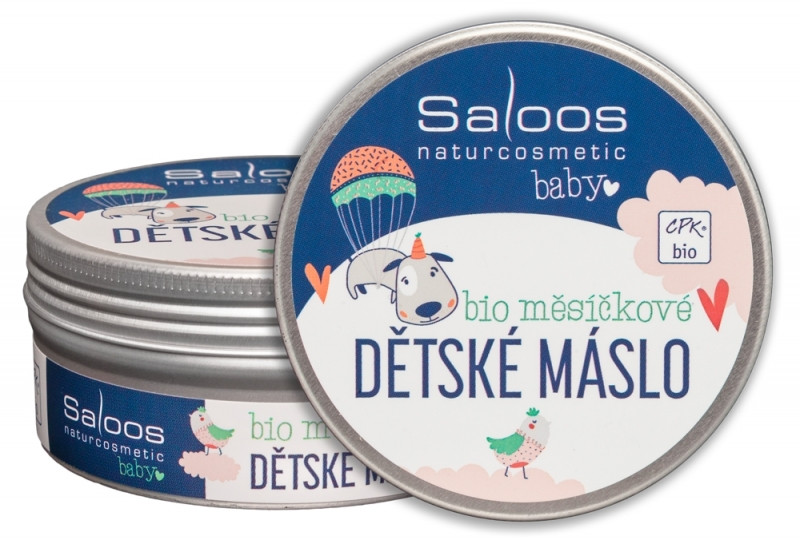 Saloos šlehané Máslo Bio Měsíčkové Dětské 150ml