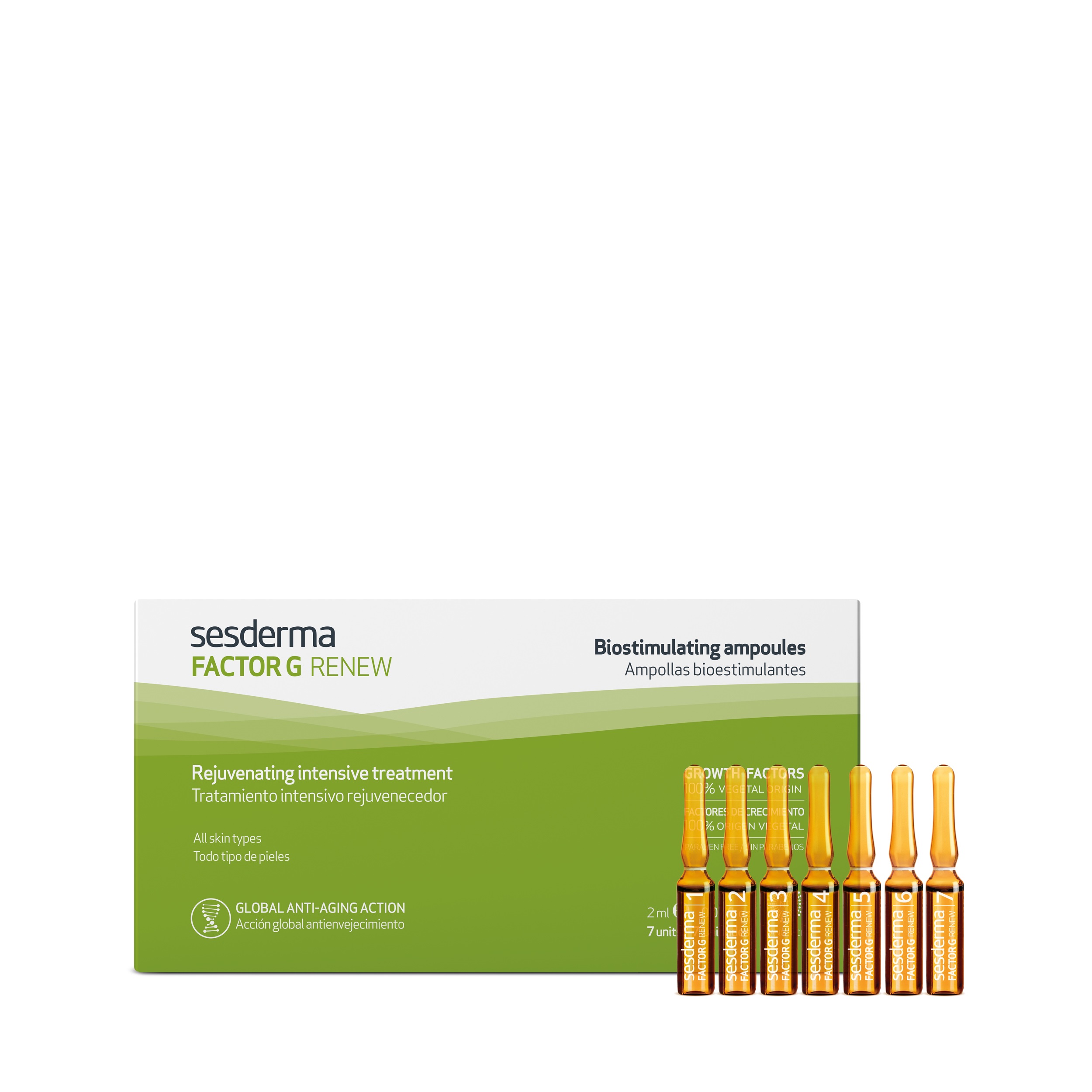 Sesderma Factor G Renew Biostimulační Ampule 7 X 1,5ml