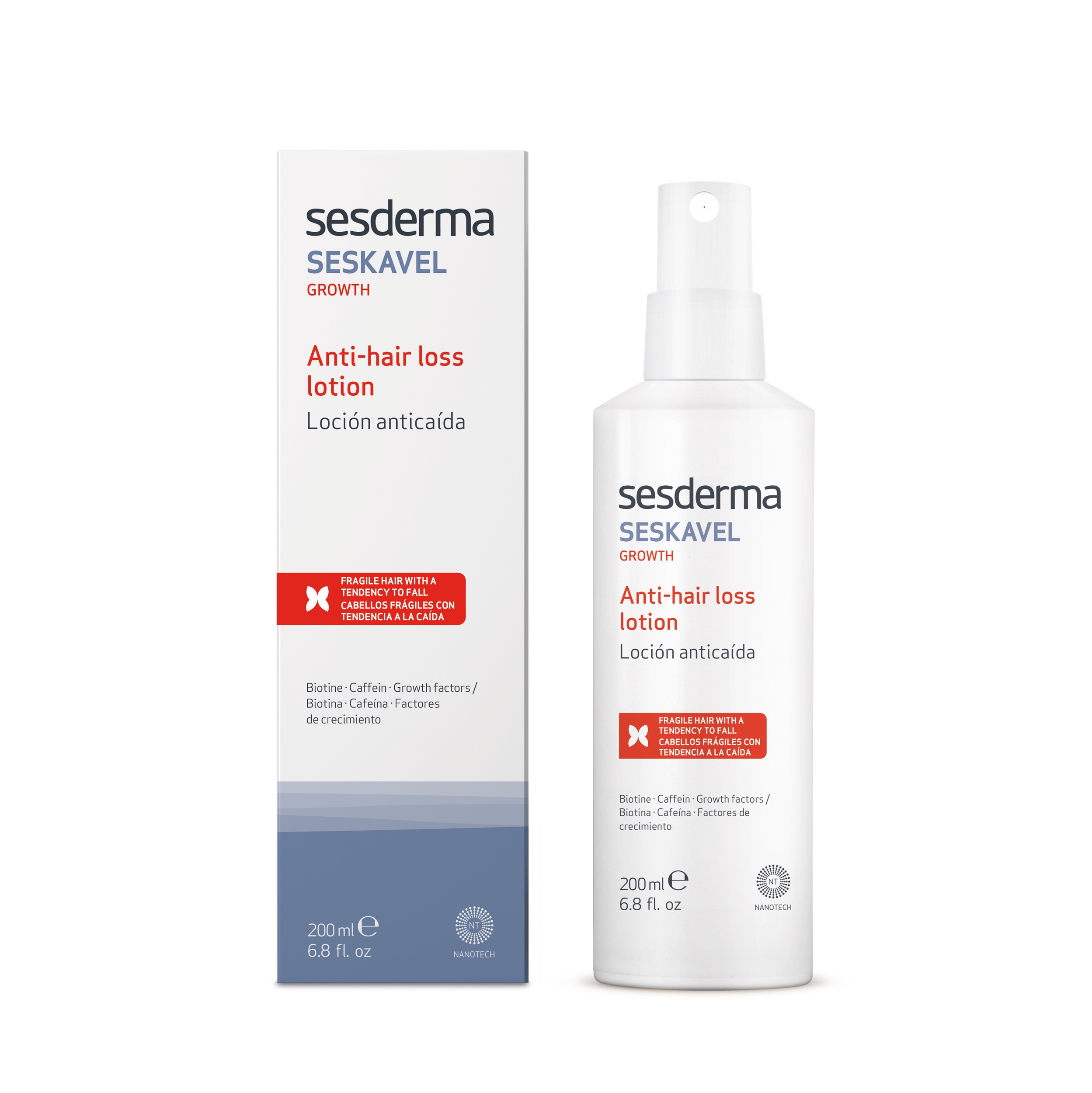 Sesderma Seskavel Emulze pr.vypadávání vlasů 200ml
