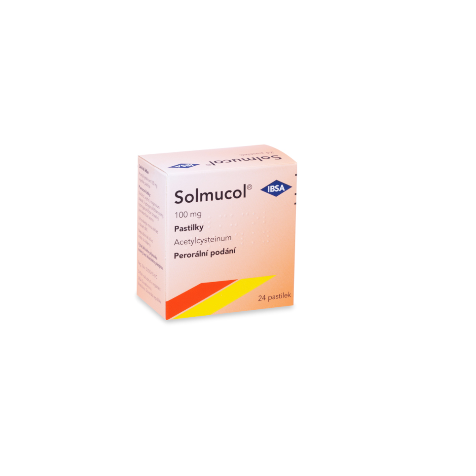 Solmucol 100mg 24 pastilek