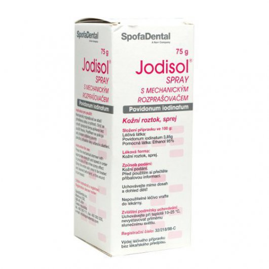 Jodisol Spray 38,5mg/g drm spr sol 1x75g