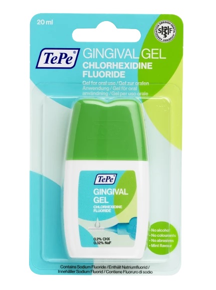 Tepe Gingival Gel 20ml Pro Mezizub.kartáčky S Chx