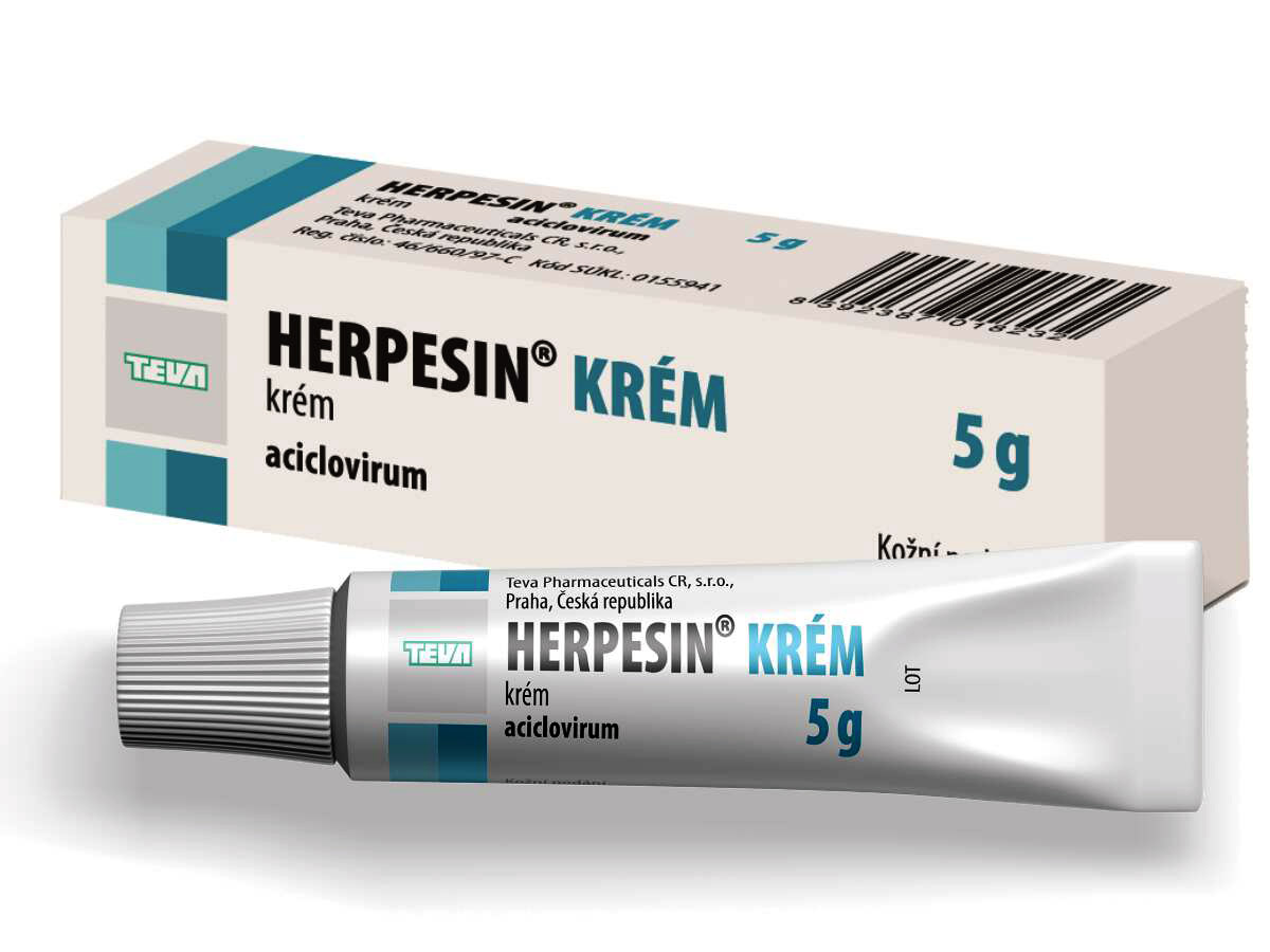 Herpesin 50mg/g krém 5g