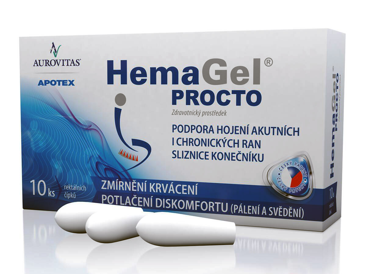 Hemagel Procto čípky 10ks