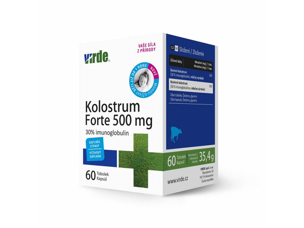 Kolostrum Forte 500mg Tbl.60