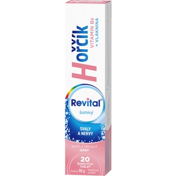 Revital Hořčík + vitamín B6 20 šumivých tablet