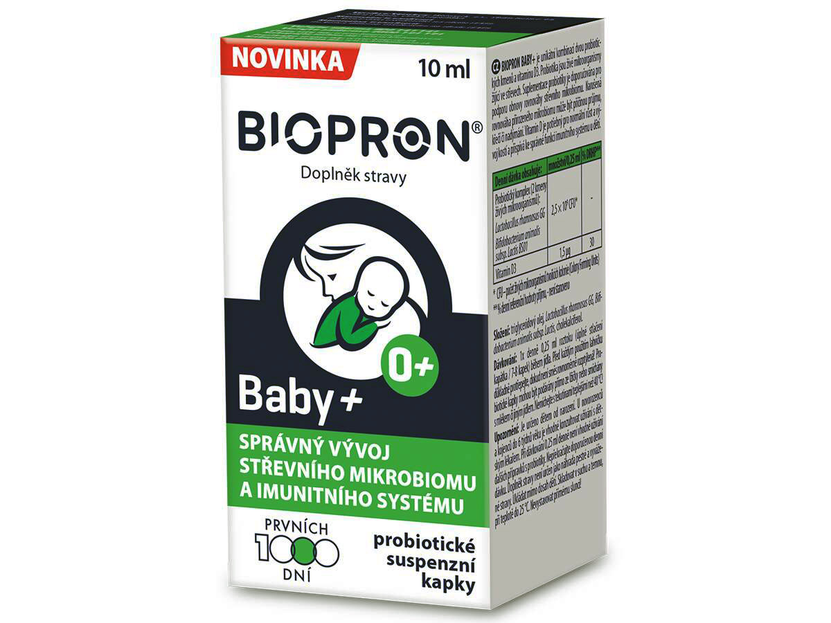 Biopron Baby+ S Vitaminem D 0+ 10m