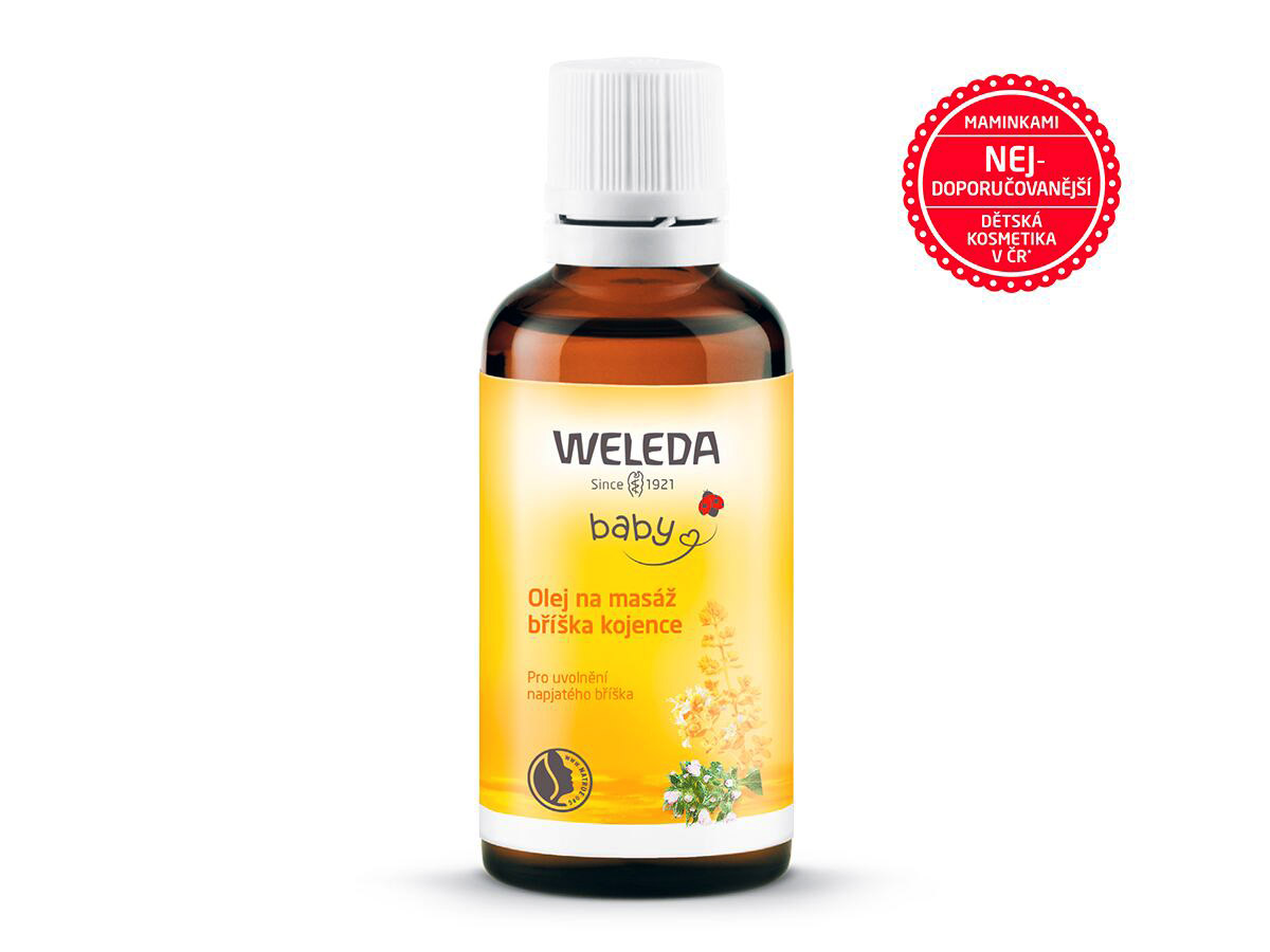Weleda Olej Na Masáž Bříška Kojence 50ml