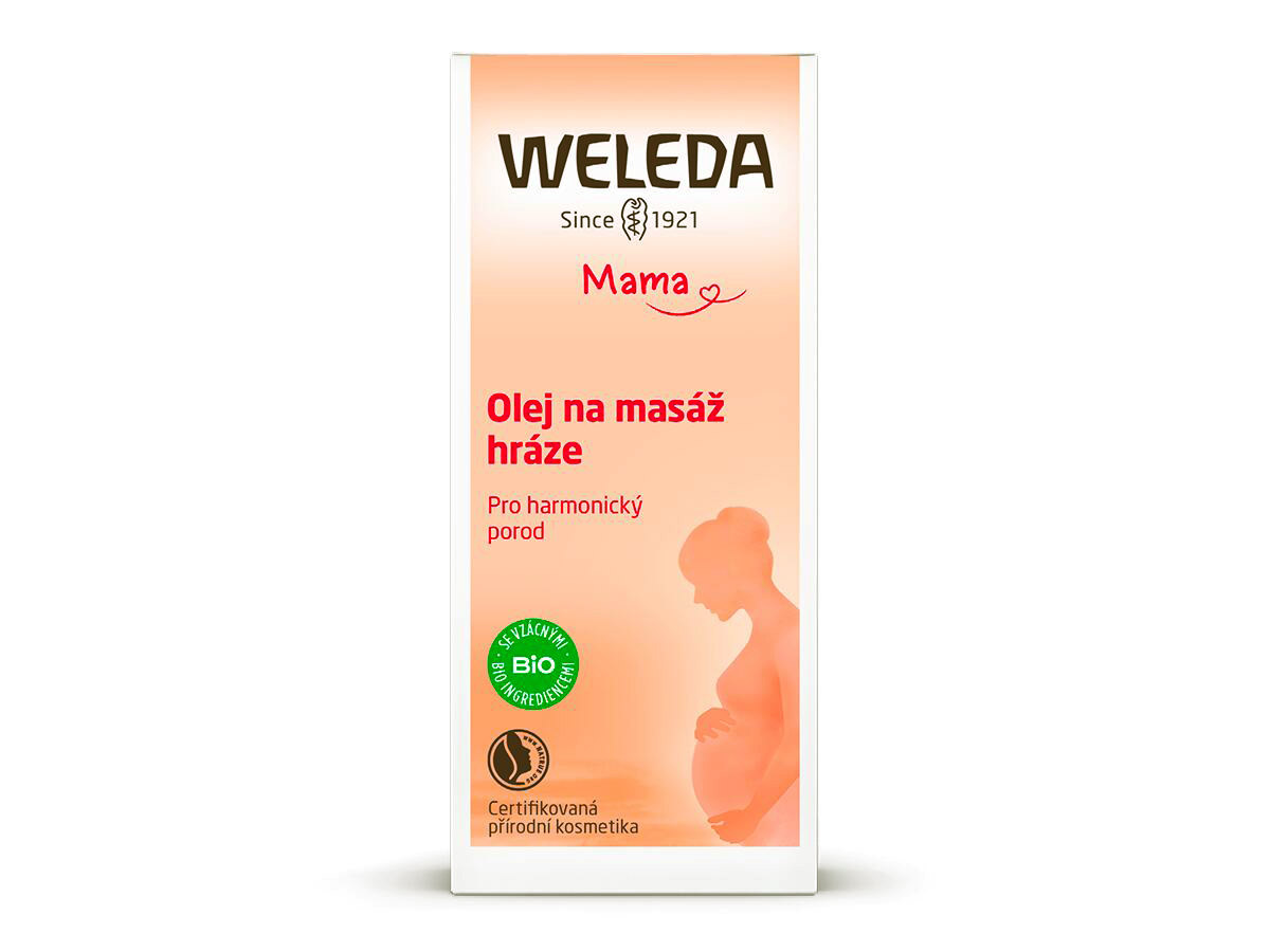 Weleda Olej Na Masáž Hráze 50ml