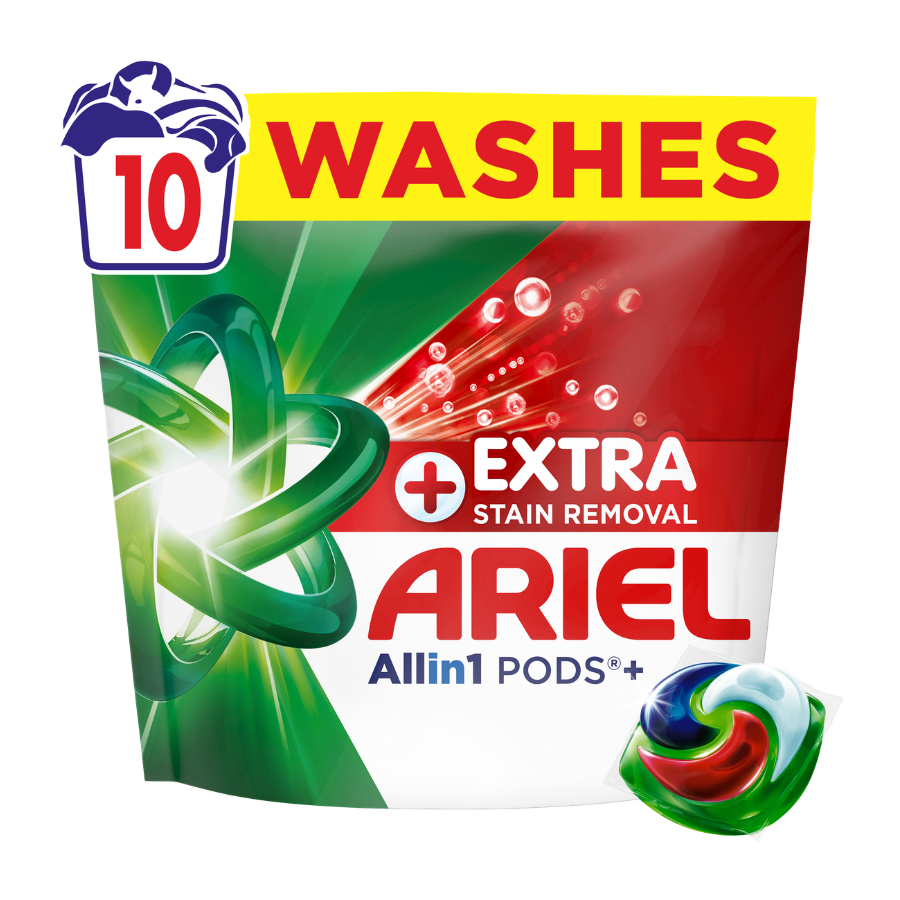 Ariel Extra Clean kapsle na praní sáček 10 ks