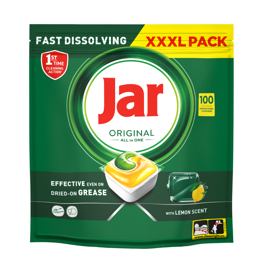 Jar Original Lemon kapsle do myčky 100 ks