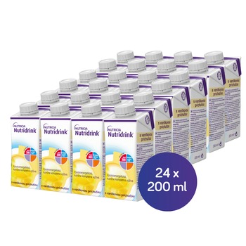 Nutridrink S příchutí vanilkovou perorální roztok 24 x 200 ml
