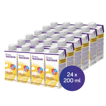 Nutridrink S příchutí banánovou perorální roztok 24 x 200 ml