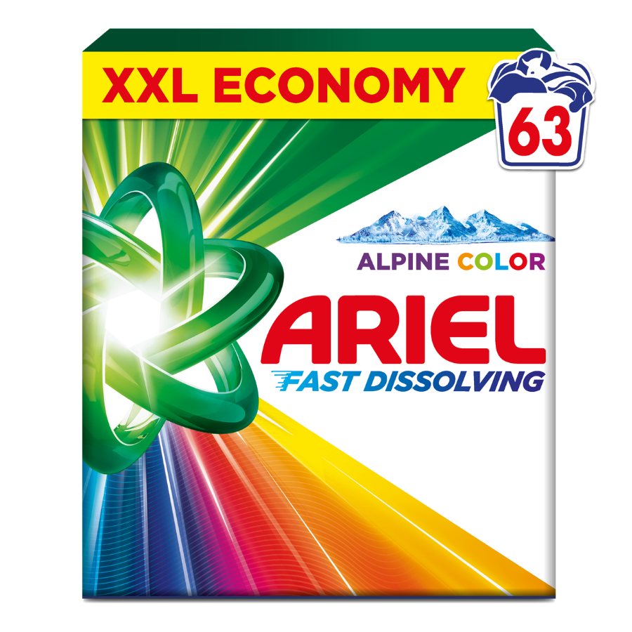 Ariel Color prací prášek 3,5 kg 63 praní