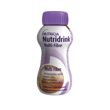 Nutridrink Multi Fibre S Příchutí čokoládovou perorální roztok 1 x 200 ml