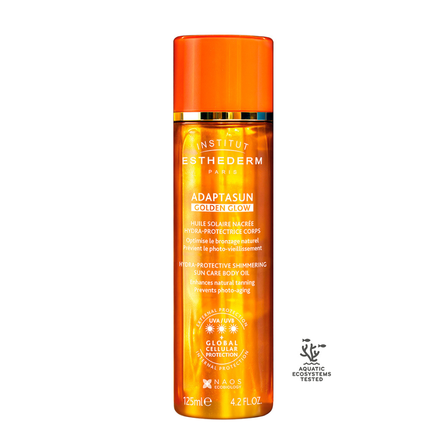 INSTITUT ESTHEDERM ADAPTASUN GOLDEN GLOW Zlatavý opalovací olej na tělo - silné slnko 125 ml