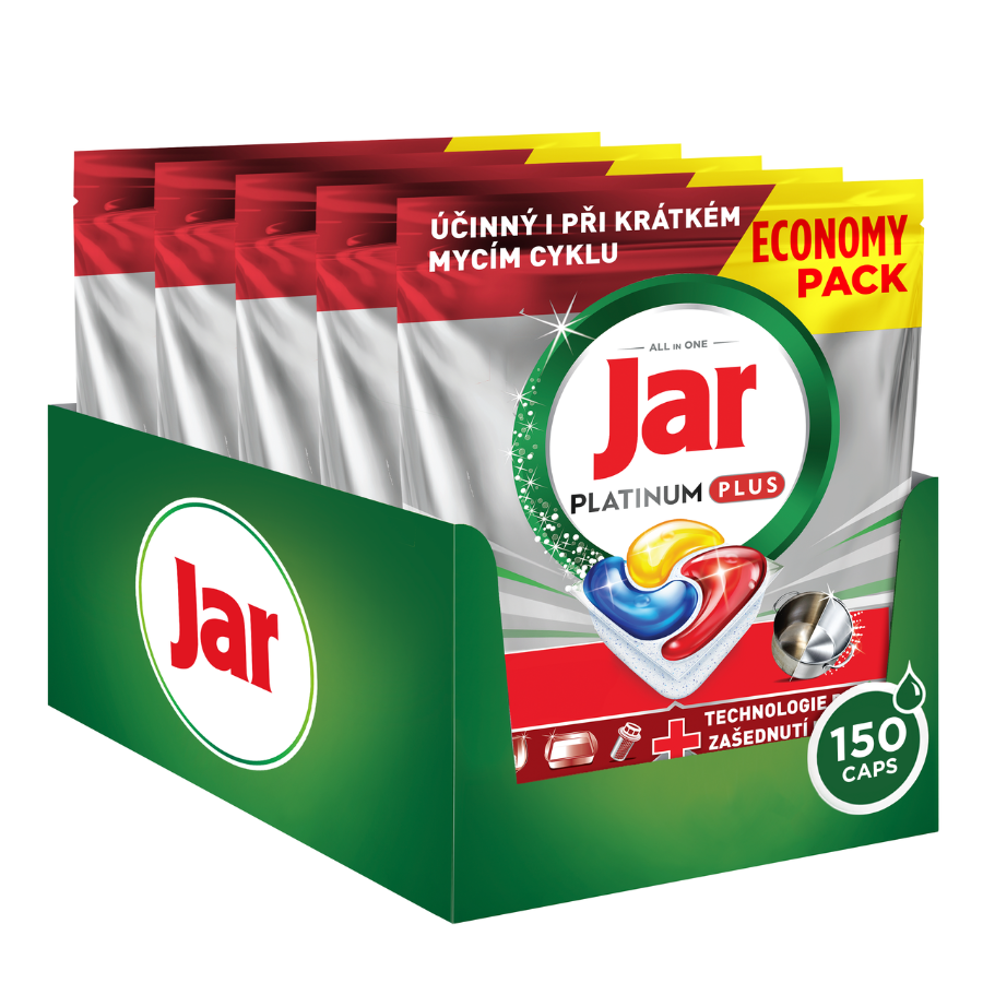 Jar Platinum Plus Lemon kapsle do myčky 5x30 ks box