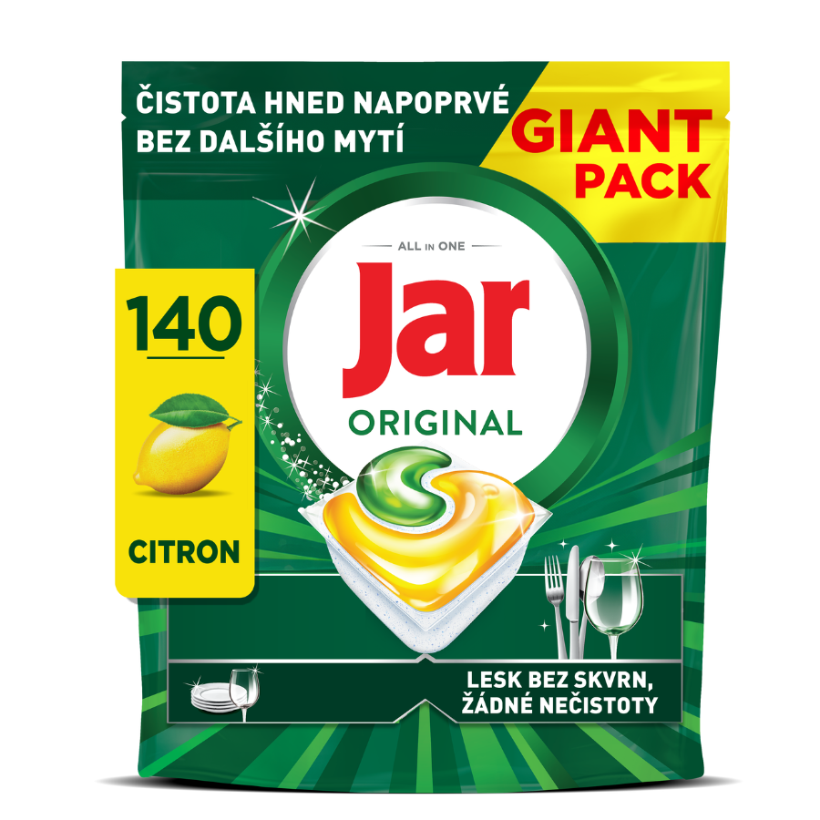 Jar Original Lemon kapsle do myčky 140 ks