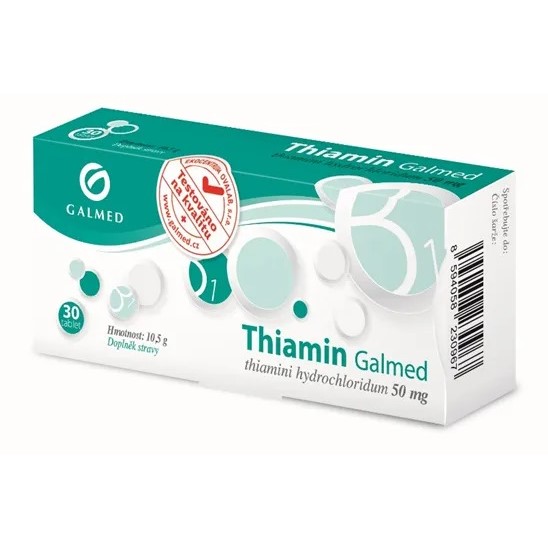 Thiamin 50mg 30 tablet Galmed