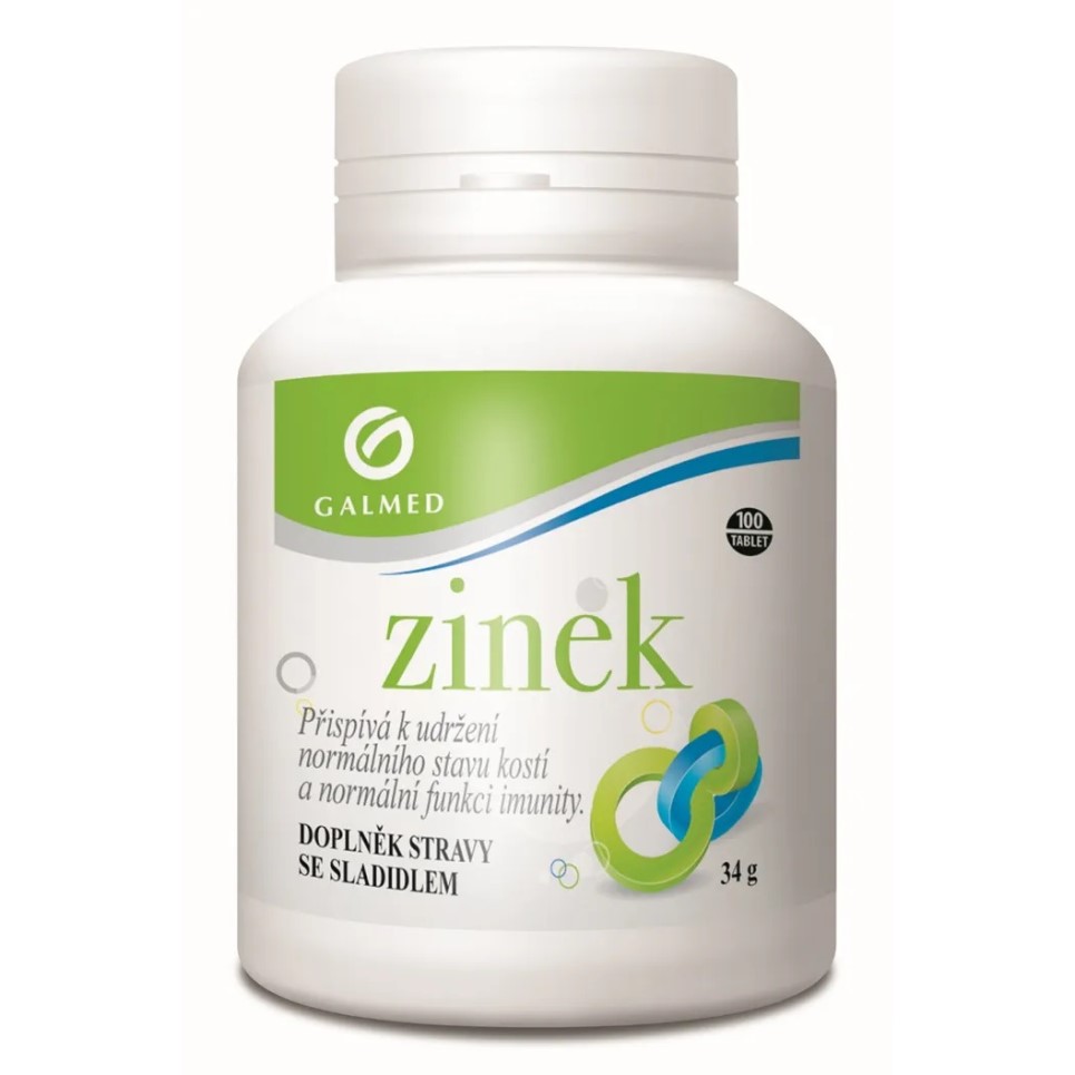Zinek 15mg 100 tablet Galmed
