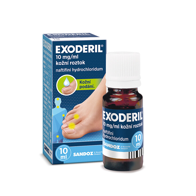 Exoderil 10mg/ml kožní roztok 10ml