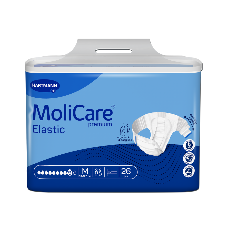 Kalhotky zalepovací Molicare Elastic 9 kapek M boky 85-120cm 3521ml 26ks