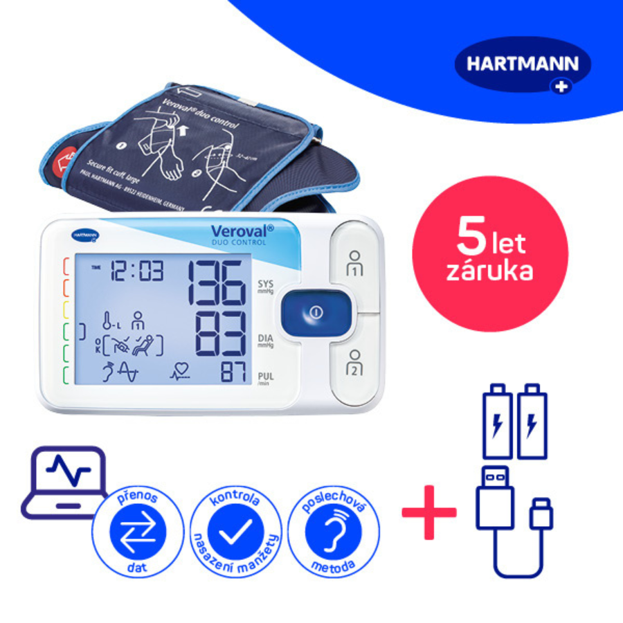 Tonometr Veroval Duo control connect L 32-42cm